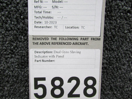 Does Not Apply Dual Gyro Slaving Indicator with Panel