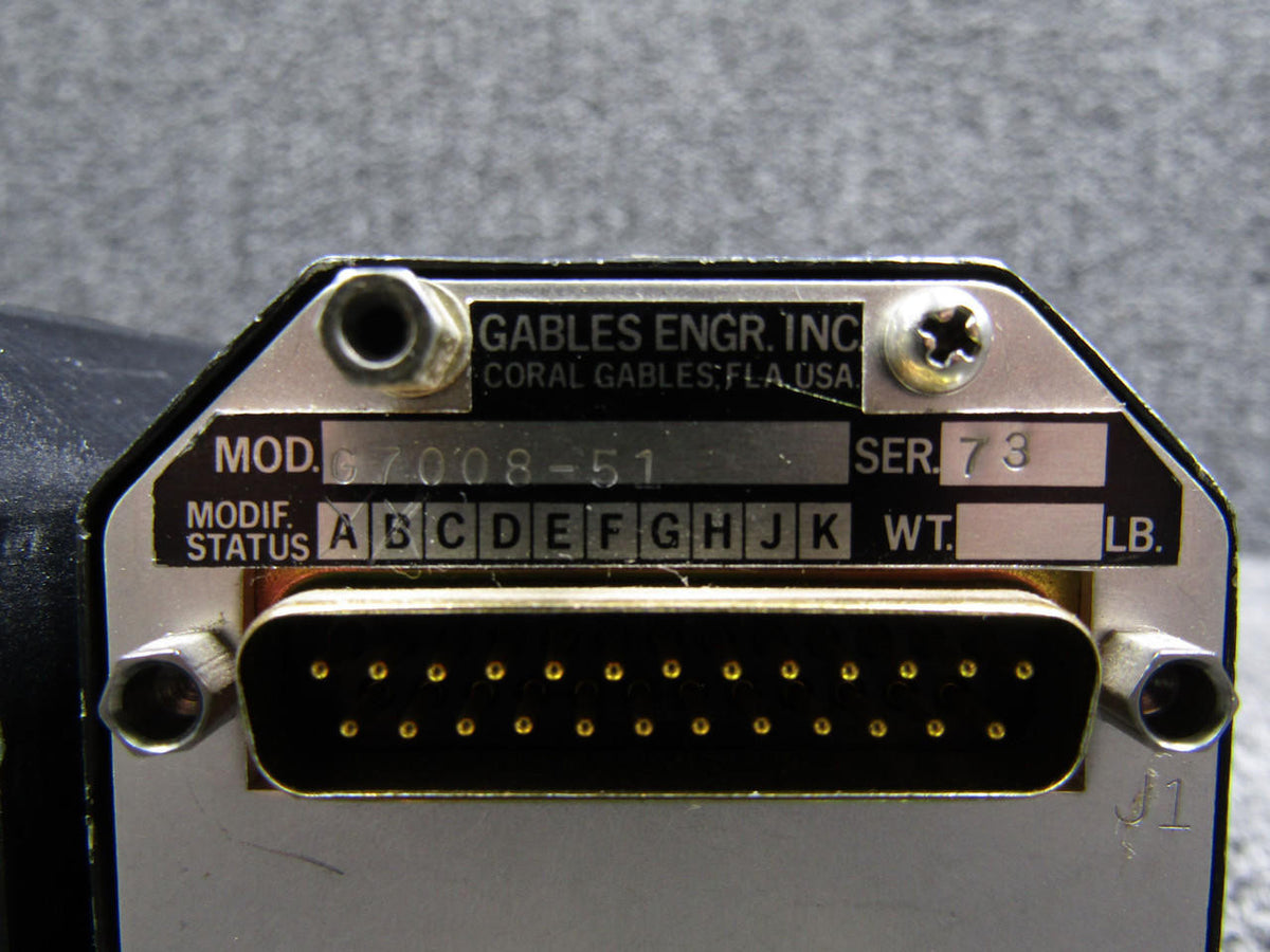 Gables G7007-56, G7008-51 Gables Engineering Nav 2-Comm 2 Control Box with Mods