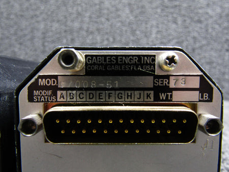 Gables G7007-56, G7008-51 Gables Engineering Nav 2-Comm 2 Control Box with Mods