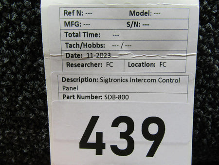 Sigtronics SDB-800 Sigtronics Intercom Control Panel