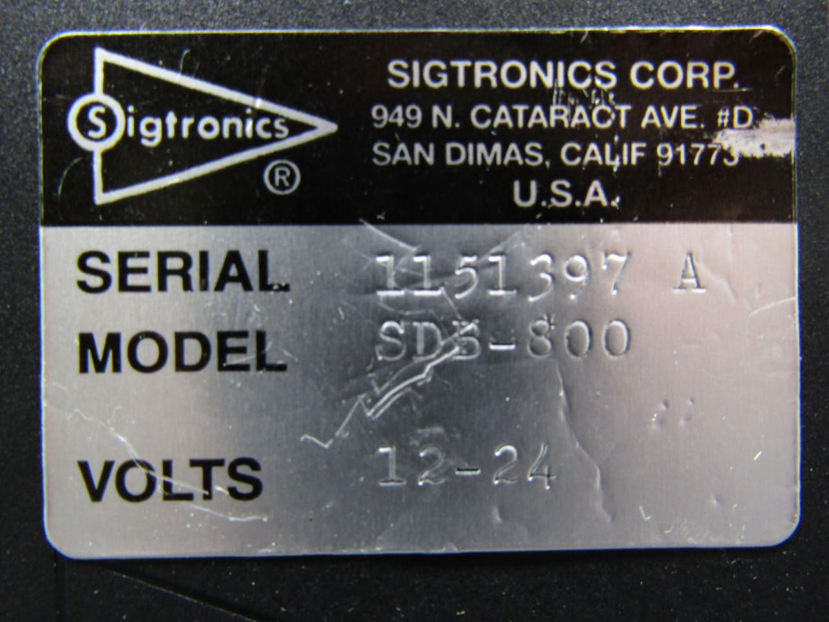 Sigtronics SDB-800 Sigtronics Intercom Control Panel