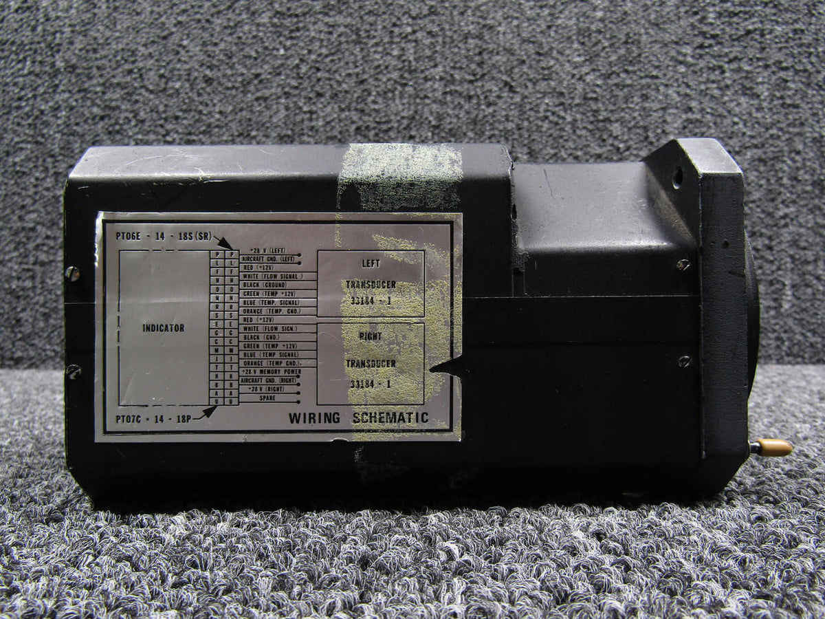Aerosonic 65840-0132 (Alt:9910395-1) Aerosonic Fuel Flow Totalizer Indicator