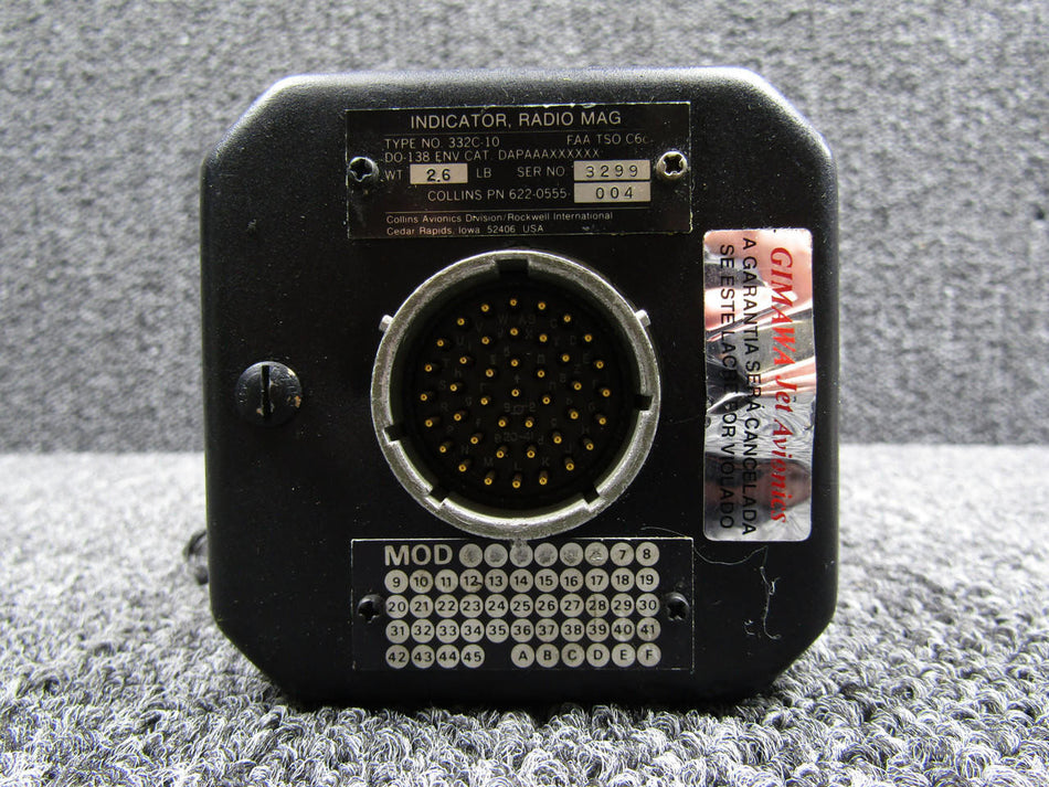 Collins 622-0555-004 Collins 332C-10 Radio Magnetic Indicator with Mods (Loose Plastic)