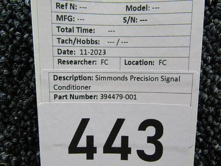 Simmonds Precision 394479-001 Simmonds Precision Signal Conditioner