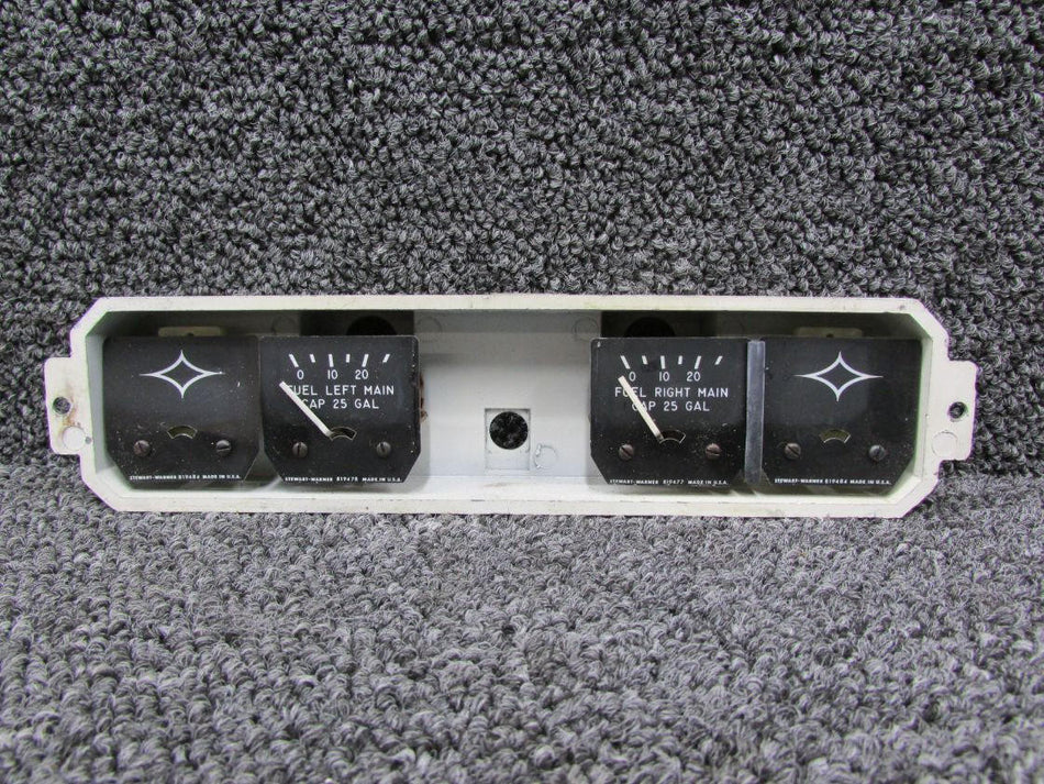 Stewart-Warner 95241-017 Engine Gauge Cluster Assembly (Incomplete)