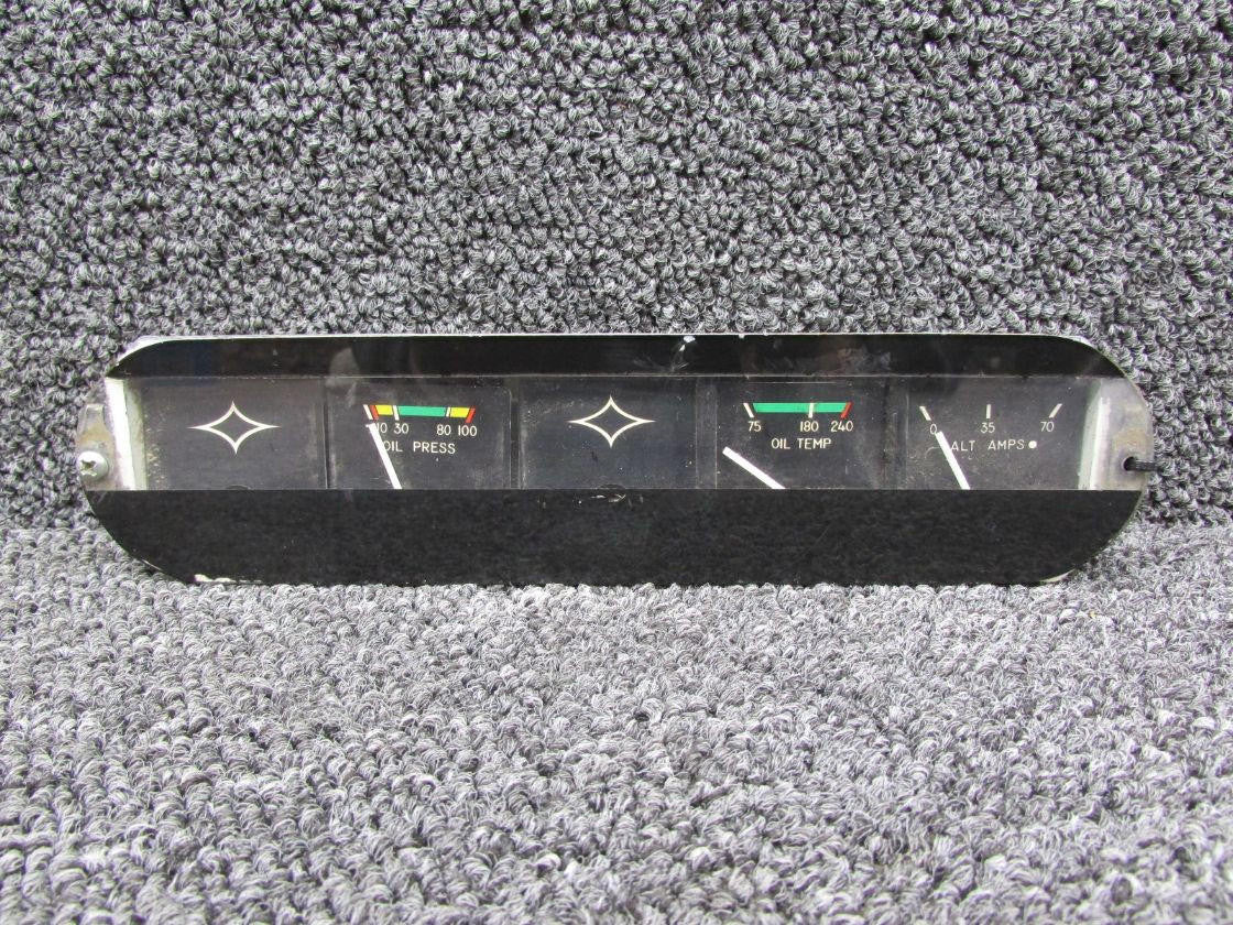 Stewart-Warner 95241-021 Instrument Gauge Cluster Assembly LH (Volts: 14)