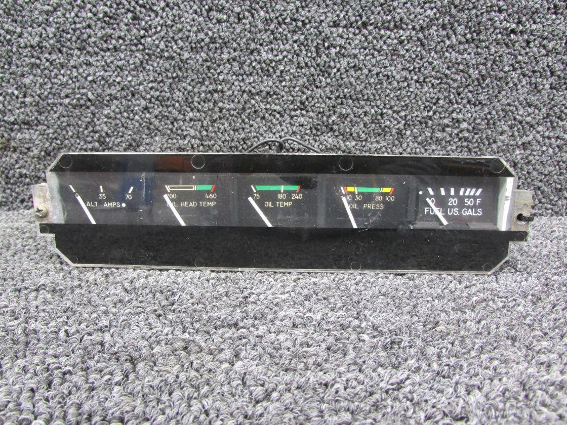 Stewart-Warner 06205-002 Instrument Gauge Cluster Assembly (Volts: 14)