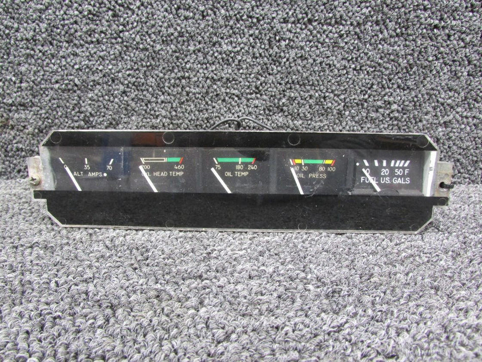 Stewart-Warner 06205-002 Instrument Gauge Cluster Assembly (Volts: 14)