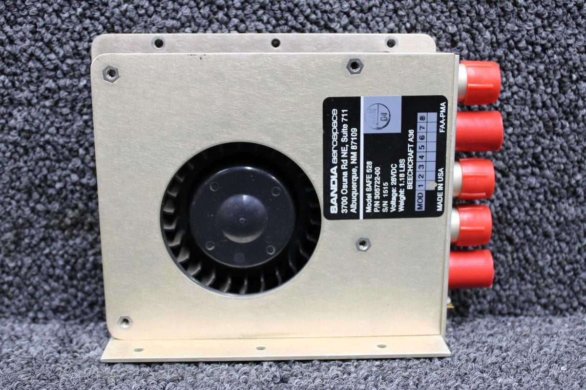 Sandia 305722-00 Sandia Safe528 Avionics Cooling Fan with Mod (Volts: 28)