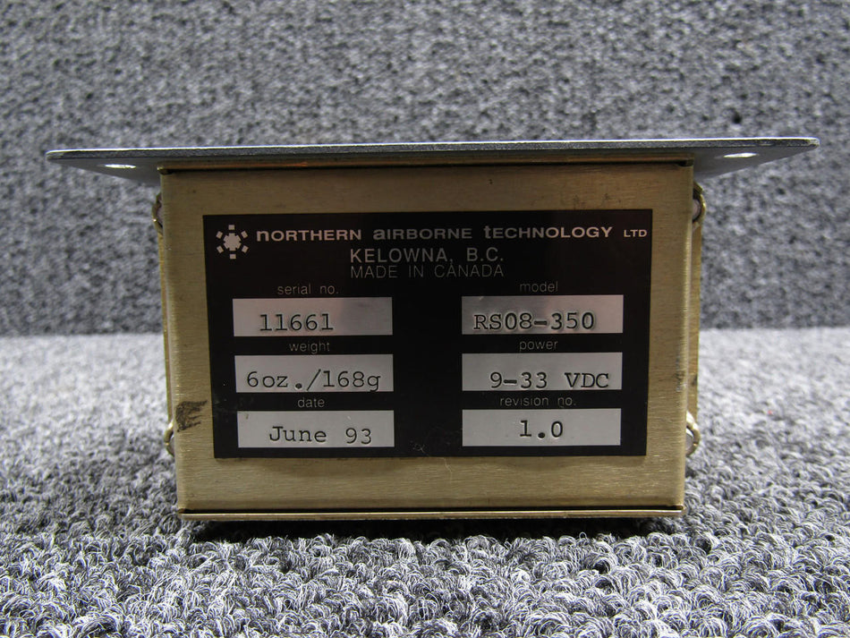 Northern Airborne Technology RS08-350 Northern Airborne Technology Relay Switch Boxes (Volts: 9-33 and 28)