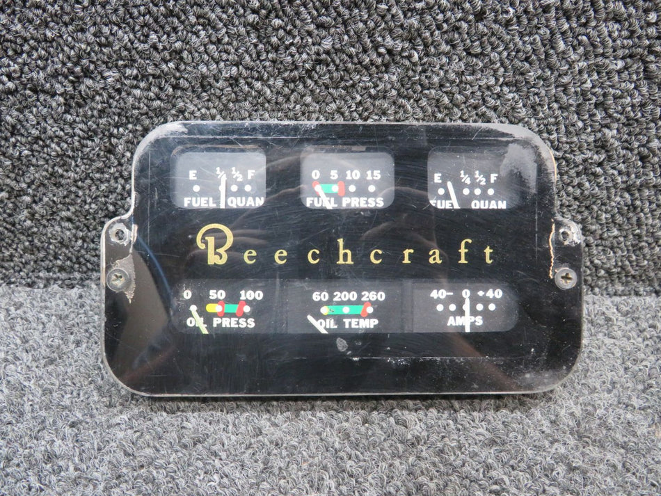 6406363 Beechcraft Engine Gauge Cluster Assembly