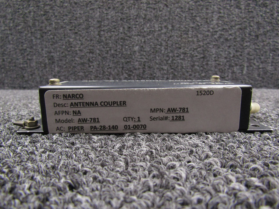 AW-781 Narco Avionics Antenna Coupler