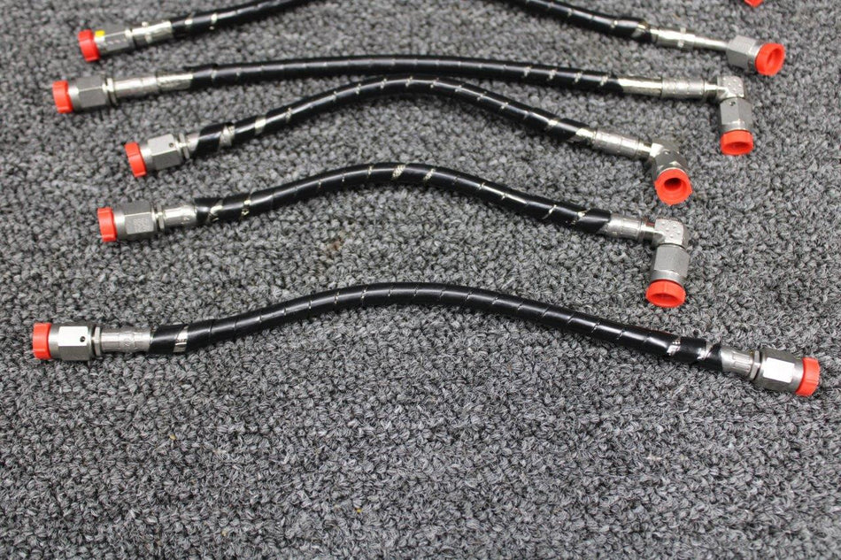 Piper PA46-350P Toe Brake Line Hose Assembly Set of 8
