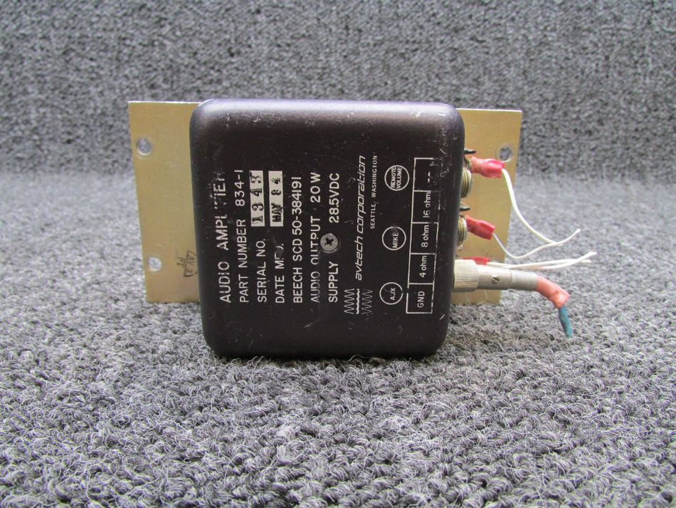 834-1 (Alt: 50-384191) Avtech Audio Amplifier (Volts: 28.5)
