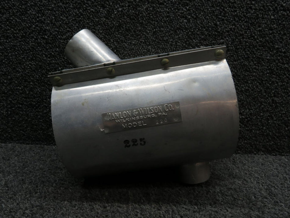 Hanlon Wilson Muffler Assembly with Model 226 Muffler Shroud (Dented)