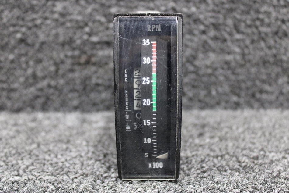 1U052-105-5 Edo-Aire 1U052 Mechanical Tachometer Indicator (Hours: 2924.05)
