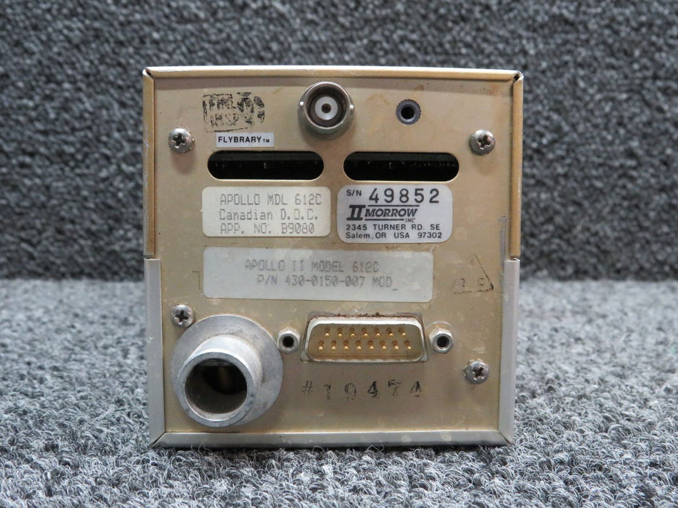 430-0150-007 II Morrow Apollo II 612C Course Indicator