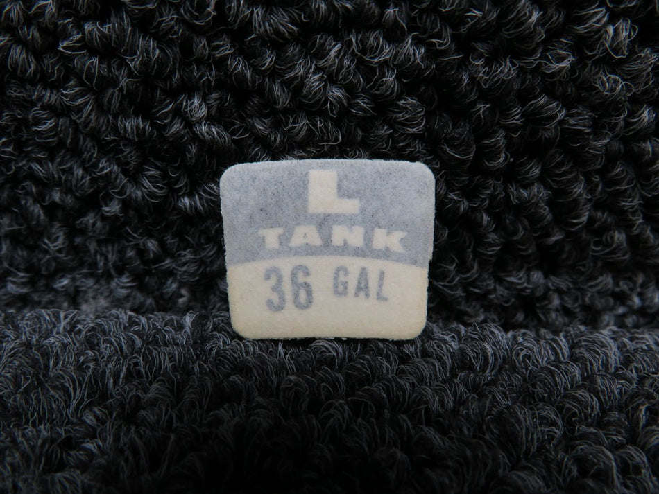 69669-170 Piper Left Fuel Quantity Placard (New Old Stock)