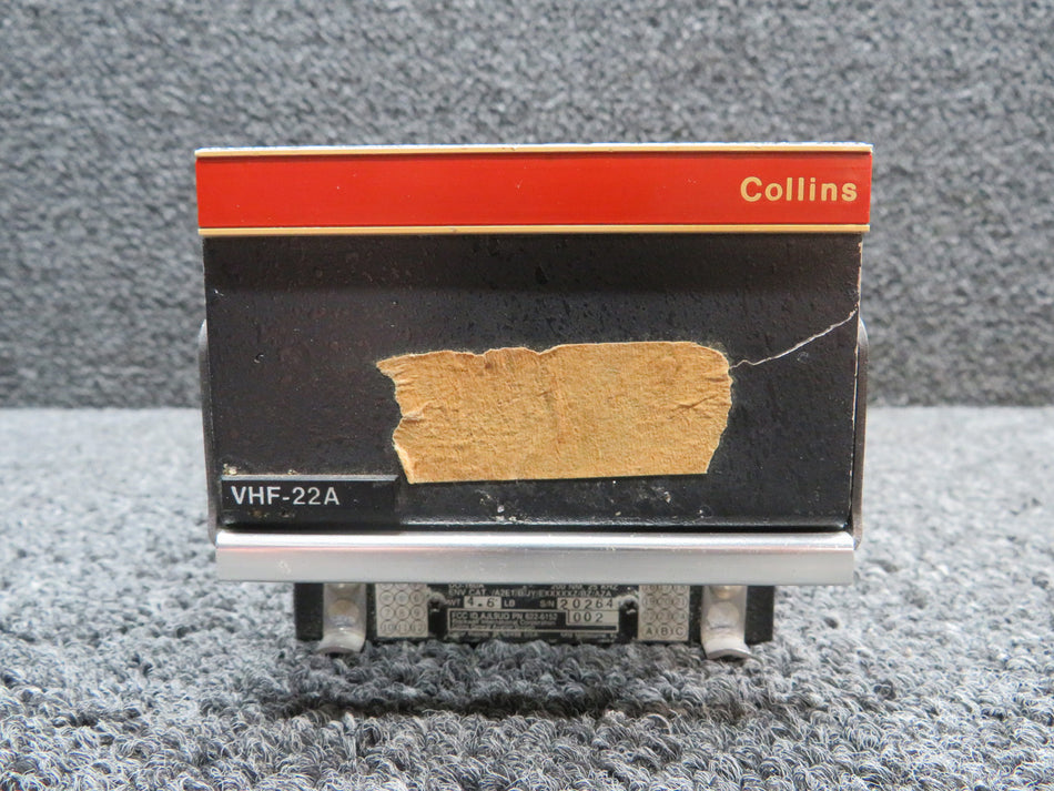 622-6152-002 Collins VHF-22A VHF Comm Transceiver with Mods (Vented Case)