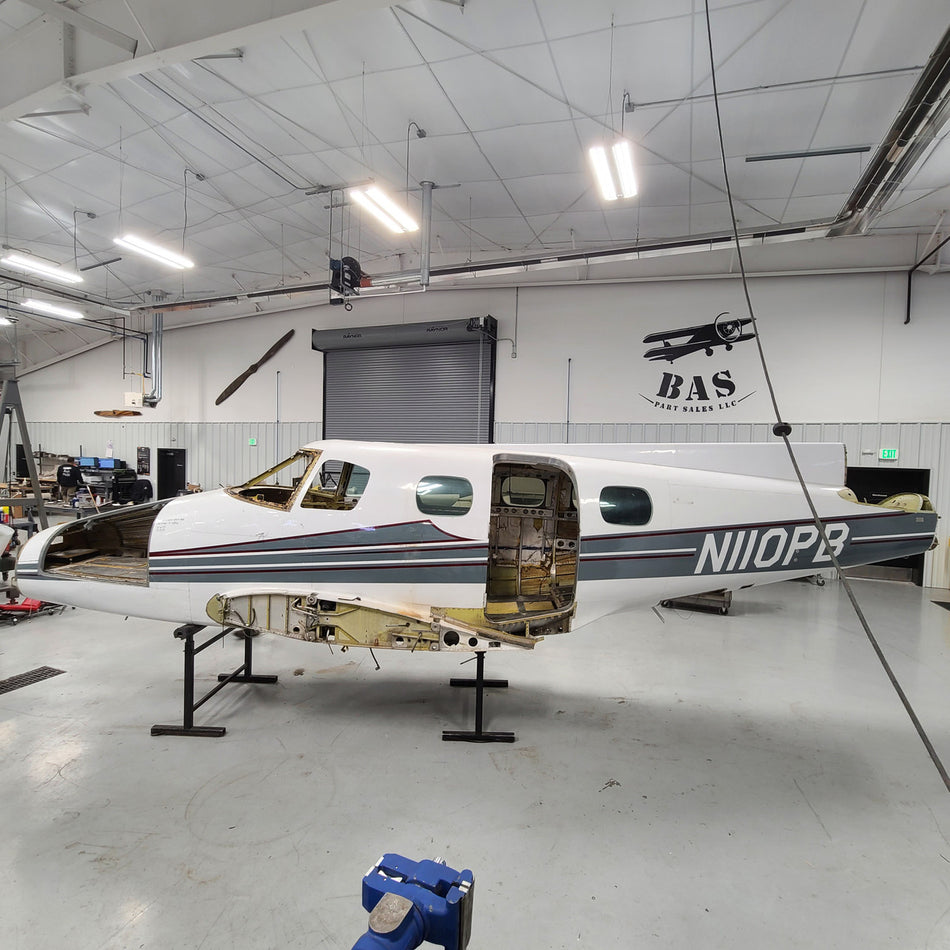 Beechcraft B60 Fuselage w Bill of Sale, Data Tag, Airworthiness, & Logs