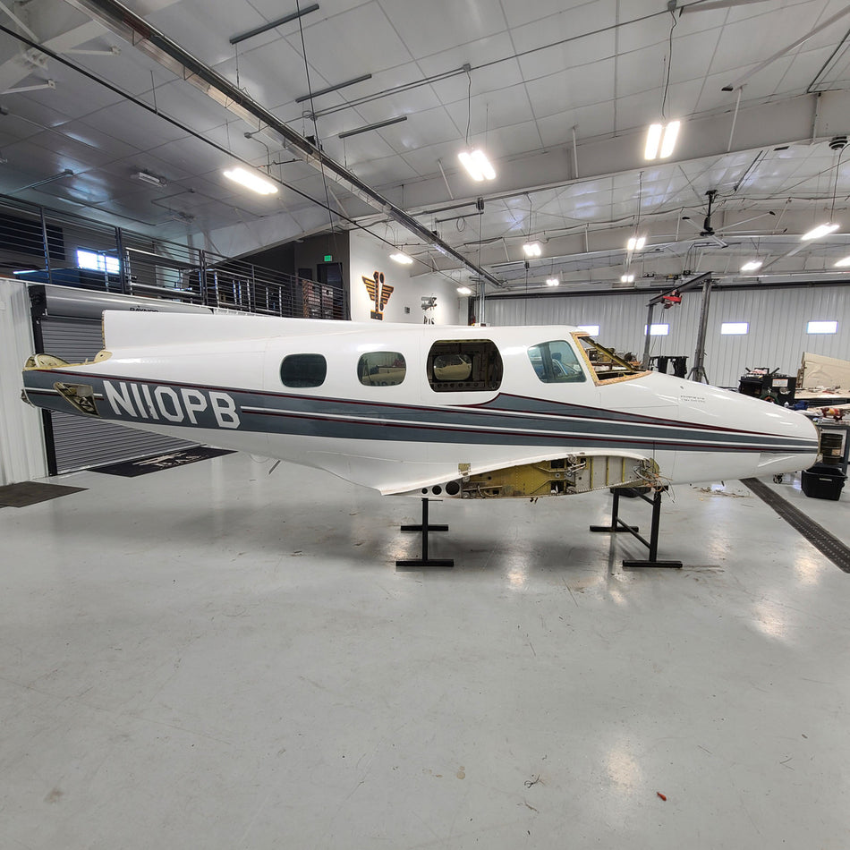 Beechcraft B60 Fuselage w Bill of Sale, Data Tag, Airworthiness, & Logs