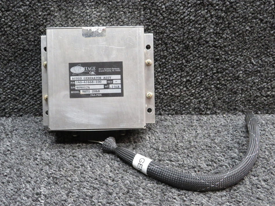 140-41668-100 Heritage Aviation BHTI 206B Audio Generator Assembly