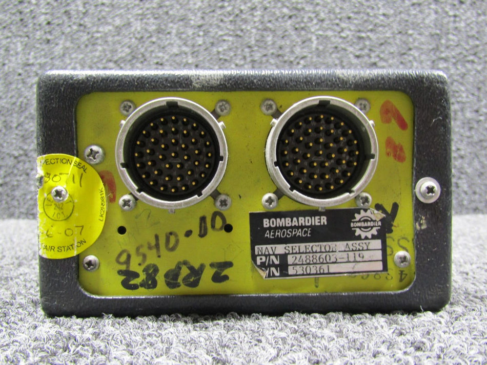 2488603-119 Lear Dual Frequency Nav Selector Unit