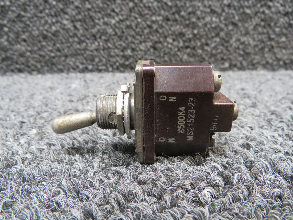 8500K4 (Alt: MS24523-23) Eaton Toggle Switch Assembly (2-Place)
