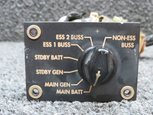127-23009-1 Rev. B Bell 206B Electroluminescent Electrical Selector Panel