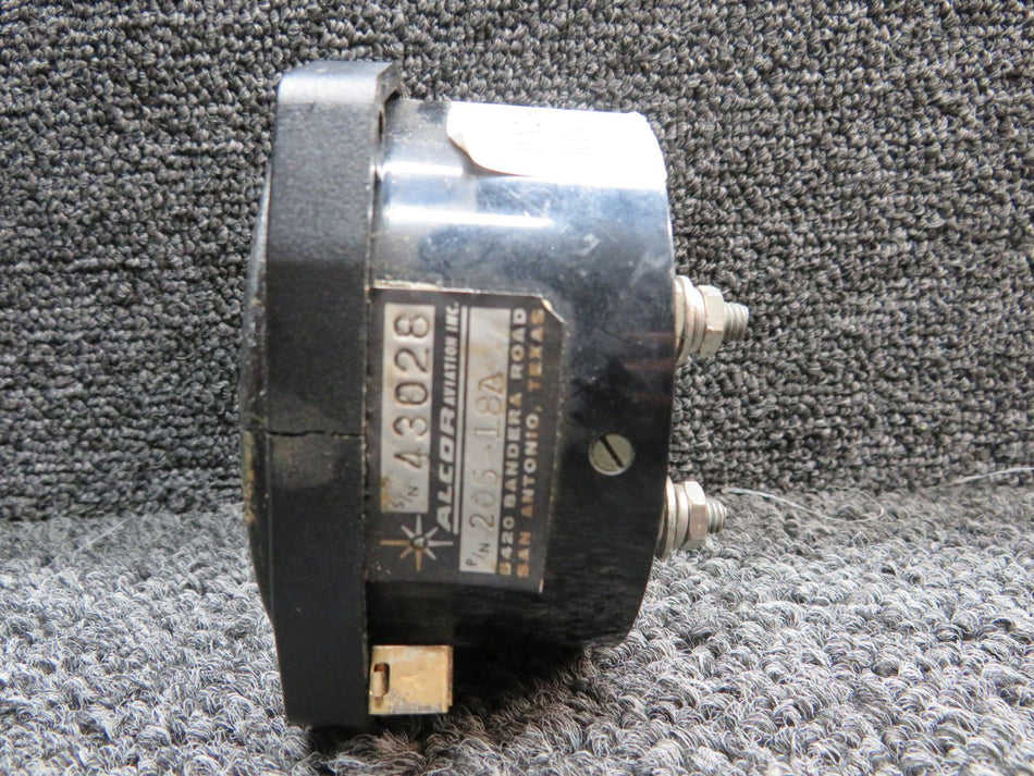 205-18A Alcor Dual Exhaust Gas Temperature Indicator (Cracked Face)