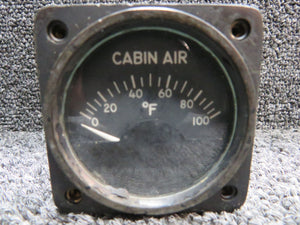 27-82135-3 Swearingen Cabin Air Indicator (Worn Face)