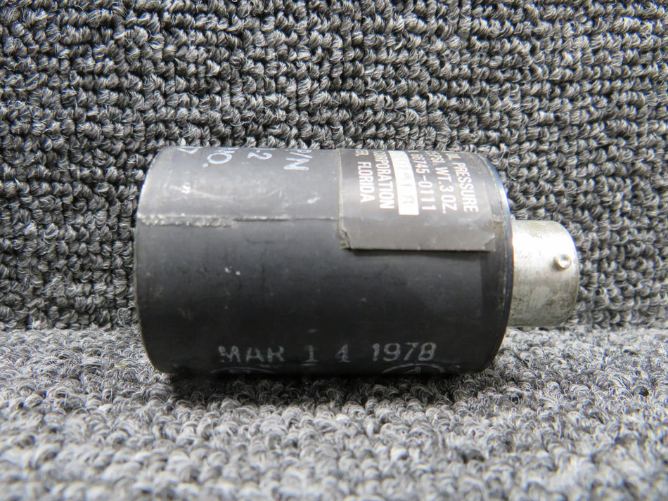 66745-0111 (Alt: 55571-2) Aerosonic Oil Pressure Indicator Assy