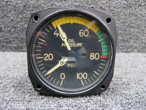 6300-B54E-207-C3 (Alt: 26-66008-1) Bendix Dual Oil Pressure Indicator