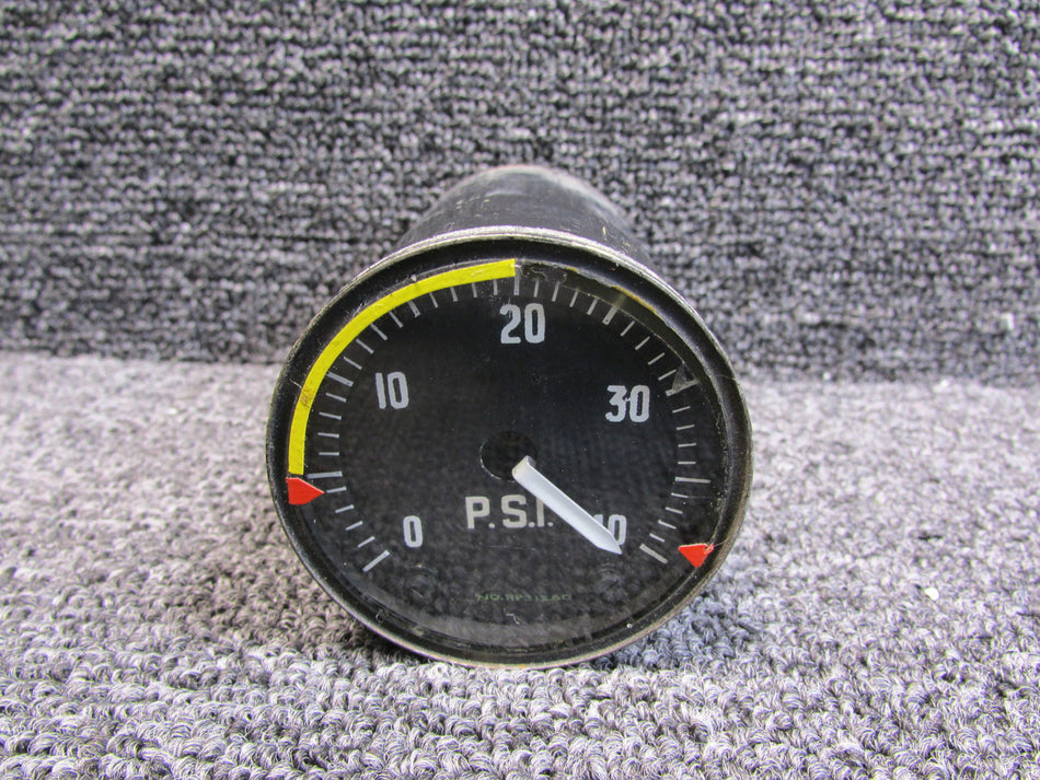 Weston PSI Indicator (Indications Added to Face) (Illegible Part Number)