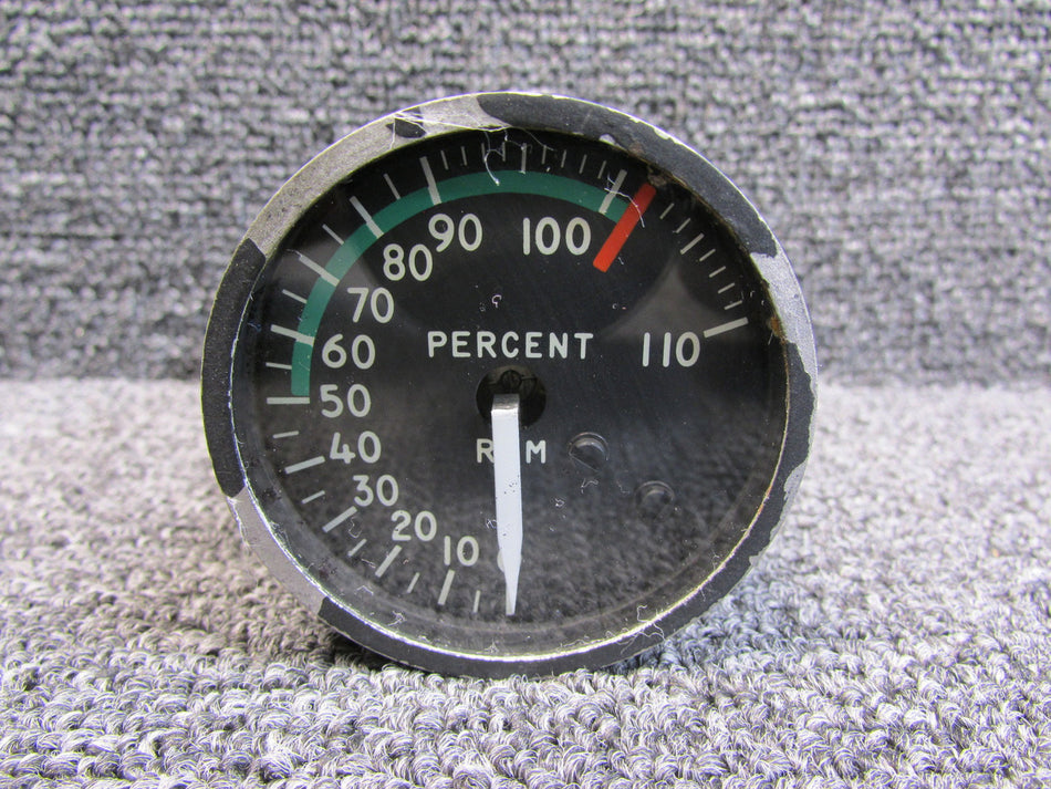 162CF613 Lewis Percent RPM Indicator (Worn Face Paint)