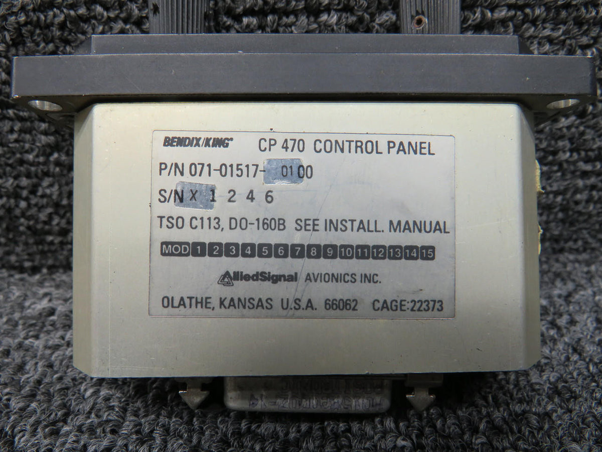 Bendix King 071-01517-0100 Bendix King CP-470 Control Panel