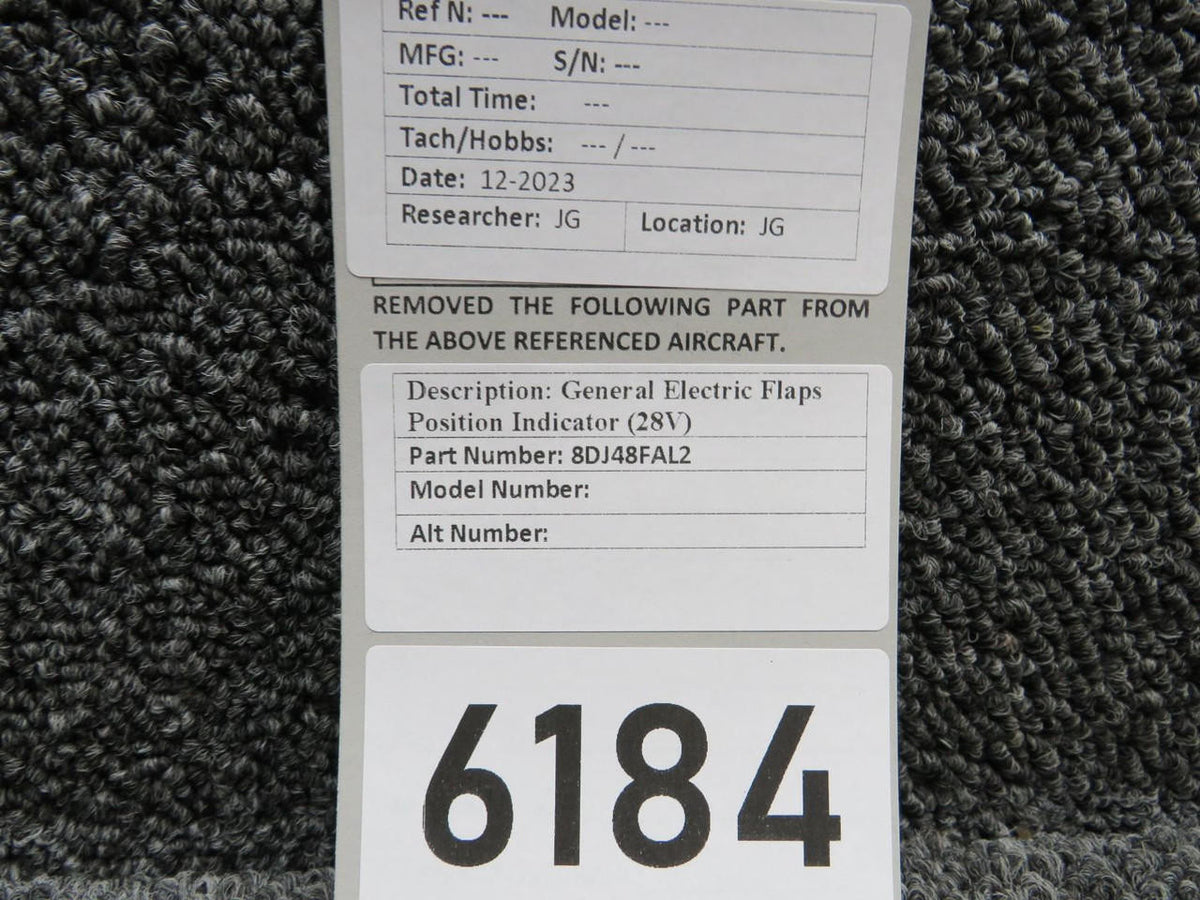 General Electric 8DJ48FAL2 General Electric Flaps Position Indicator (28V)