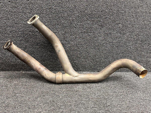 23500-014 Lycoming IO-720-A Exhaust Stack Rear Assembly LH with Probe Holes