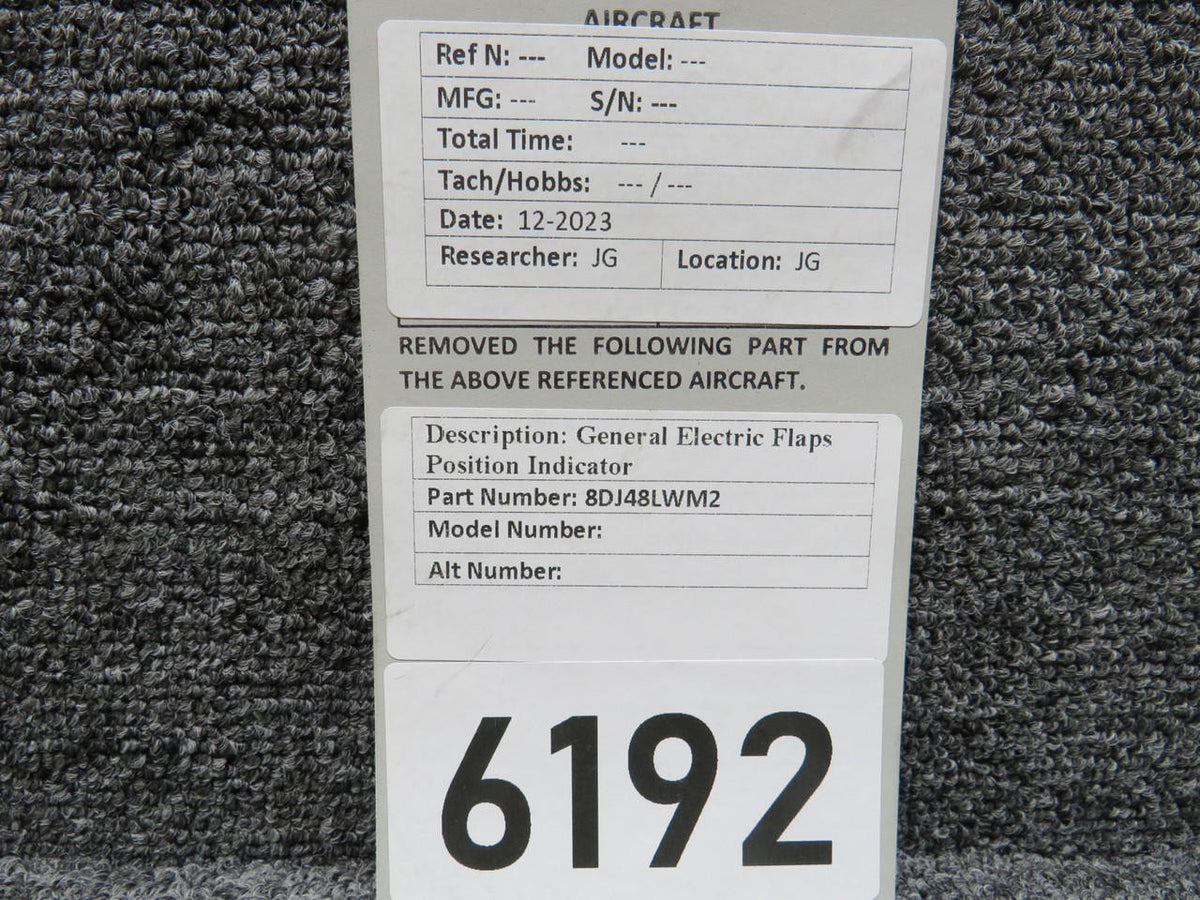 General Electric 8DJ48LWM2 General Electric Flaps Position Indicator