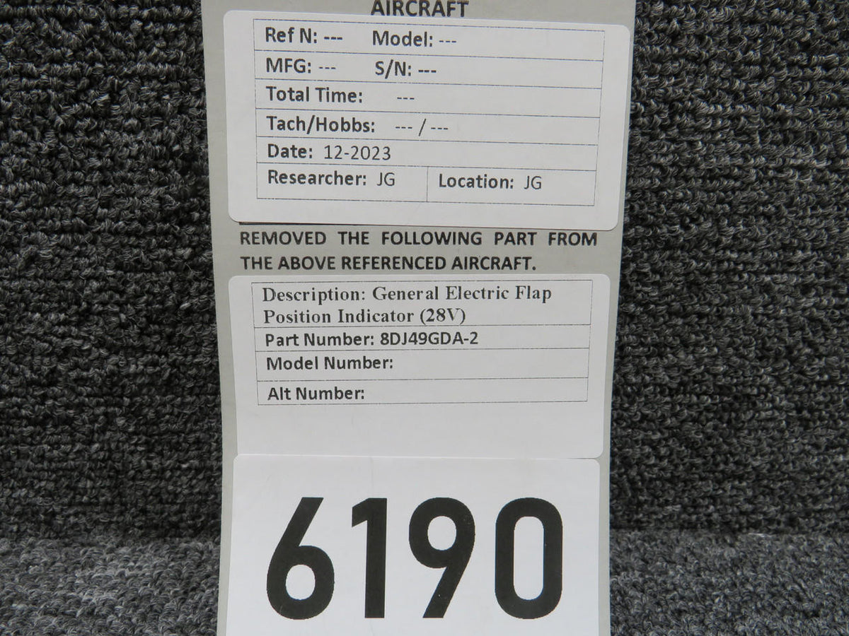 General Electric 8DJ49GDA-2 General Electric Flap Position Indicator (28V)