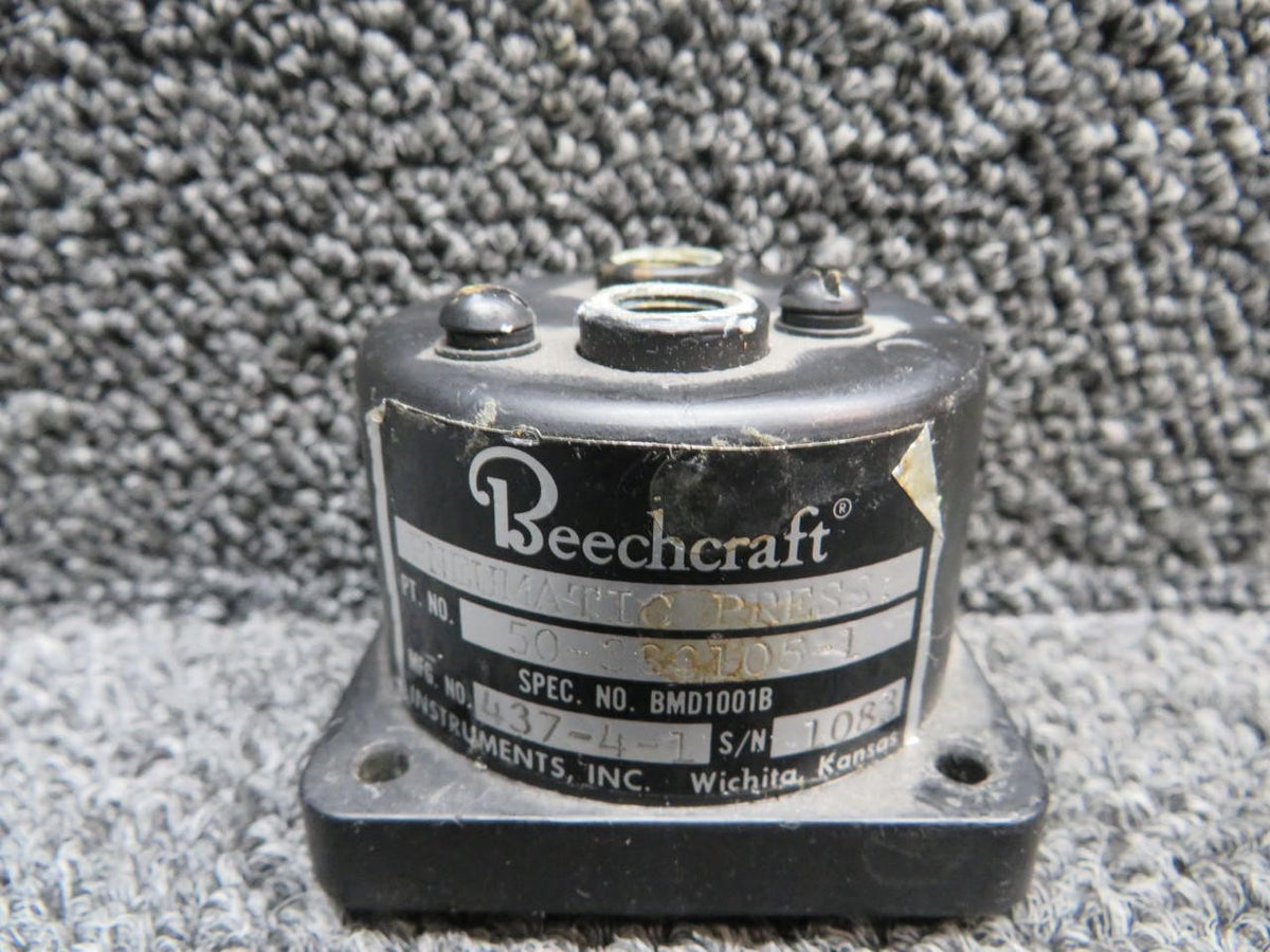 Instruments Inc 437-4-1 (Alt: 50-380105-1) Instruments Pneumatic Pressure Indicator