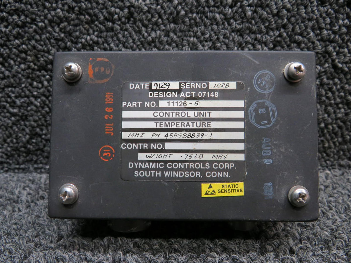 Dynamic Controls 11126-5 (Alt: 45AS88839-1) Dymanics Control Temperature Control Unit (Core)