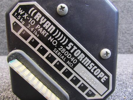 3M 280D40 3M WX-10 Stormscope Display (Discoloration on Face)