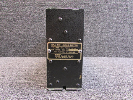King 071-2003-00 King KAA-445 Audio System (Black)