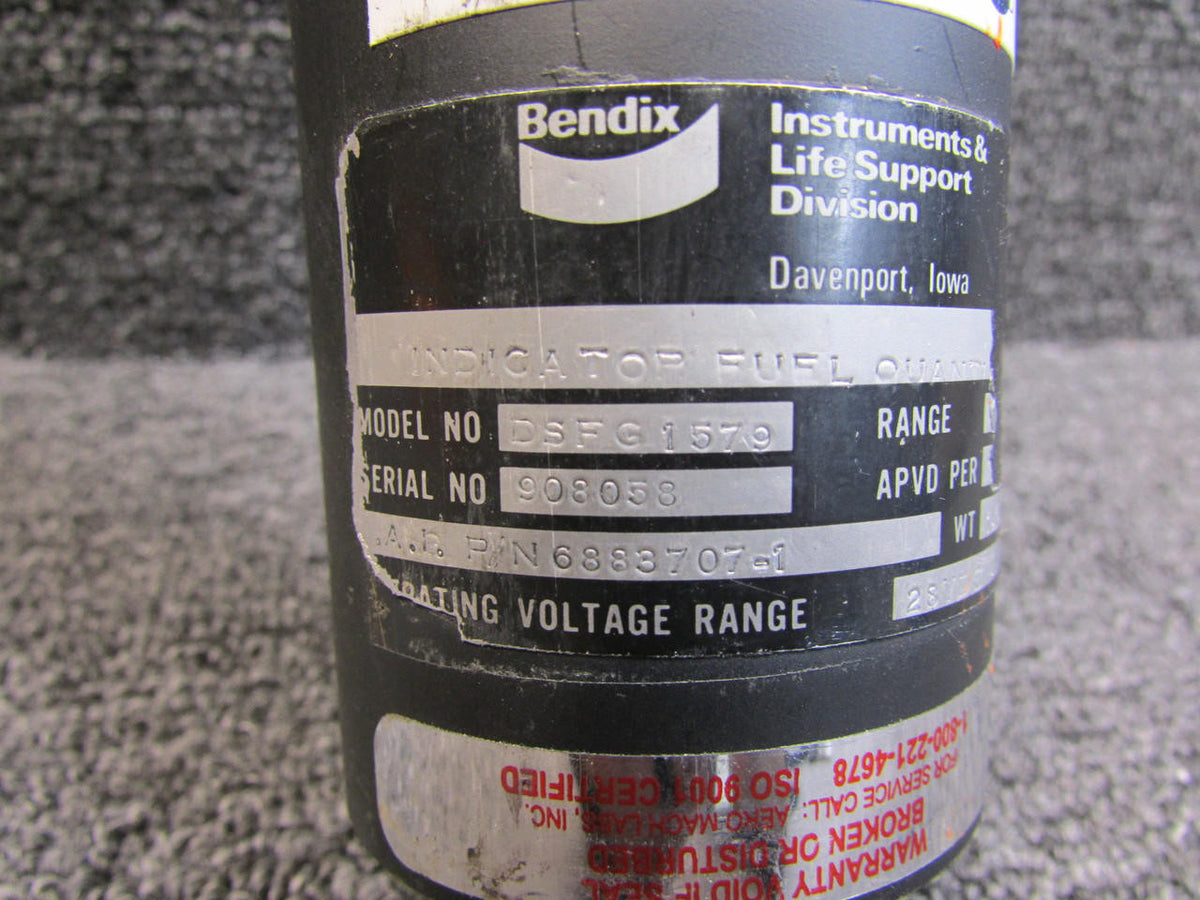 Bendix 6883707-1 Bendix DSFG1579 Fuel Quantity Indicator (Volts: 28)
