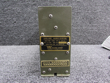 King 071-2003-00 King KAA-445 Audio System with Modifications (Green)