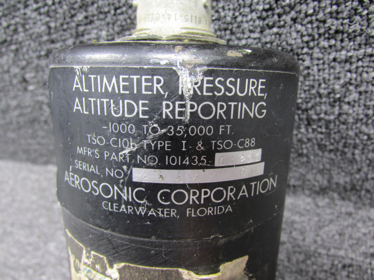 Aerosonic 101435-01211 Aerosonic Altimeter Indicator (Volts: 14-28)
