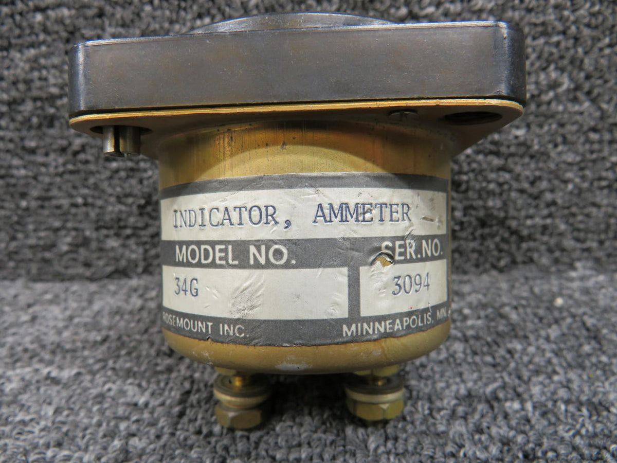 Rosemount 510501 (Alt: 550-565) Rosemount 34G Ammeter Indicator (Loose Parts) (Core)