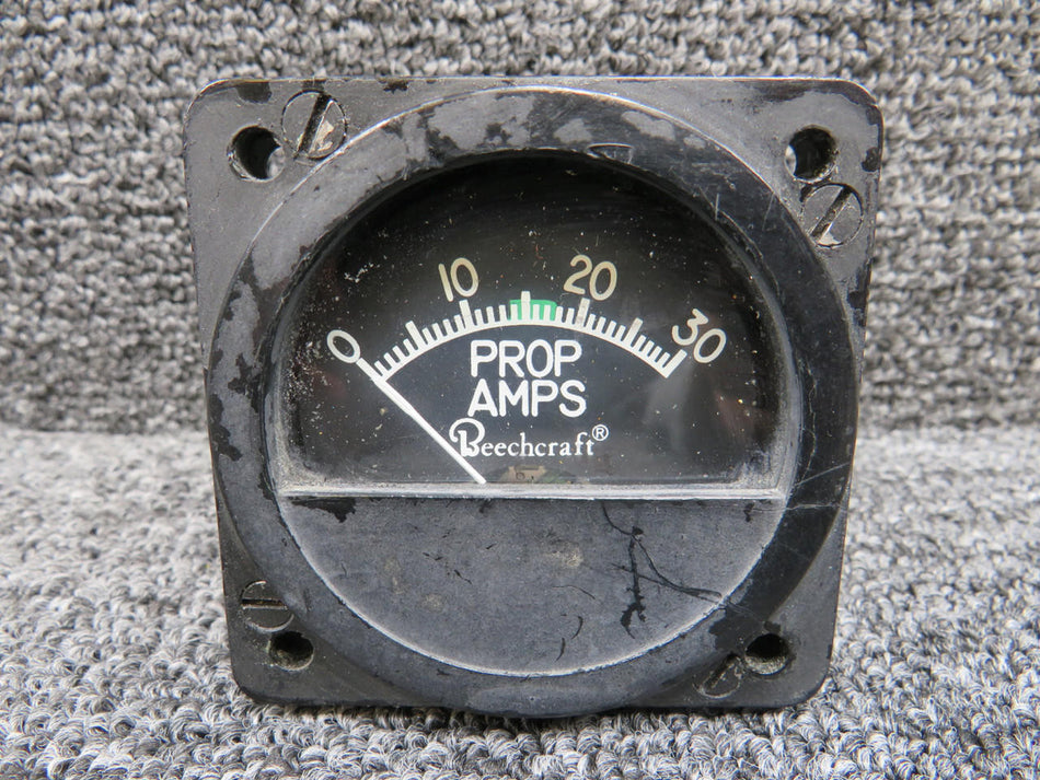 Aircraft Instruments 12B202-3 (Alt: 50-380086-3) Aircraft Instruments Propeller Ammeter Indicator