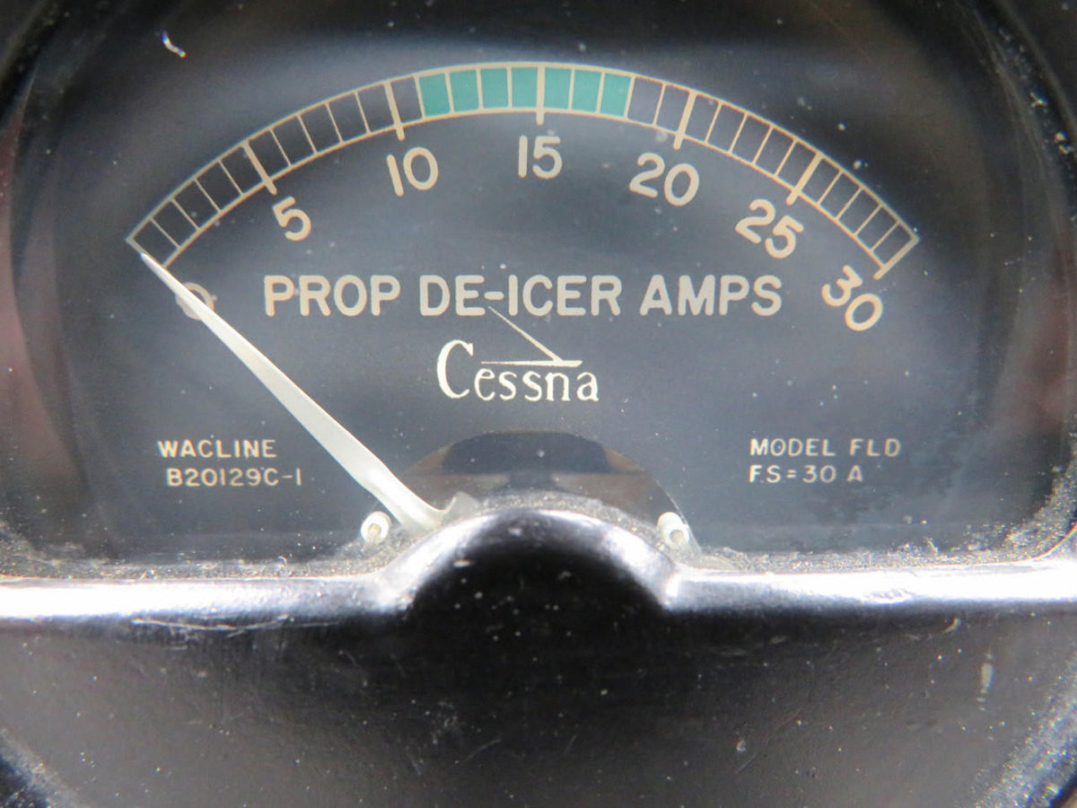 Wacline B20129C-1 Wacline FLD FS-30A Prop De-Ice Ammeter Indicator